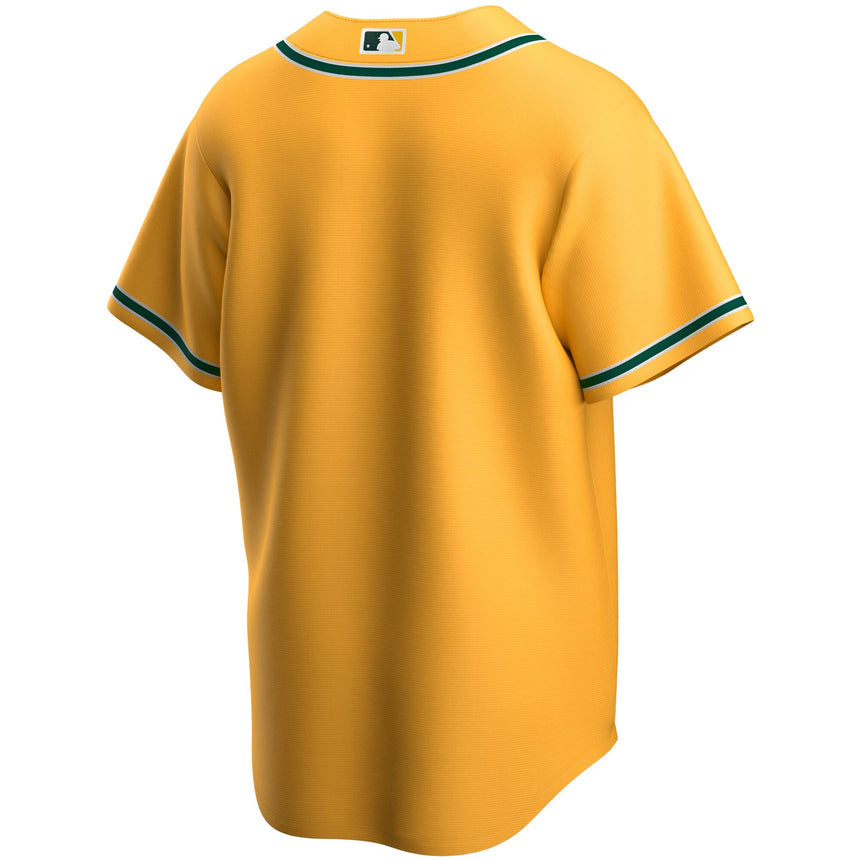 Men's Oakland Athletics Gold Alternate Replica Team Jersey - vstockx
