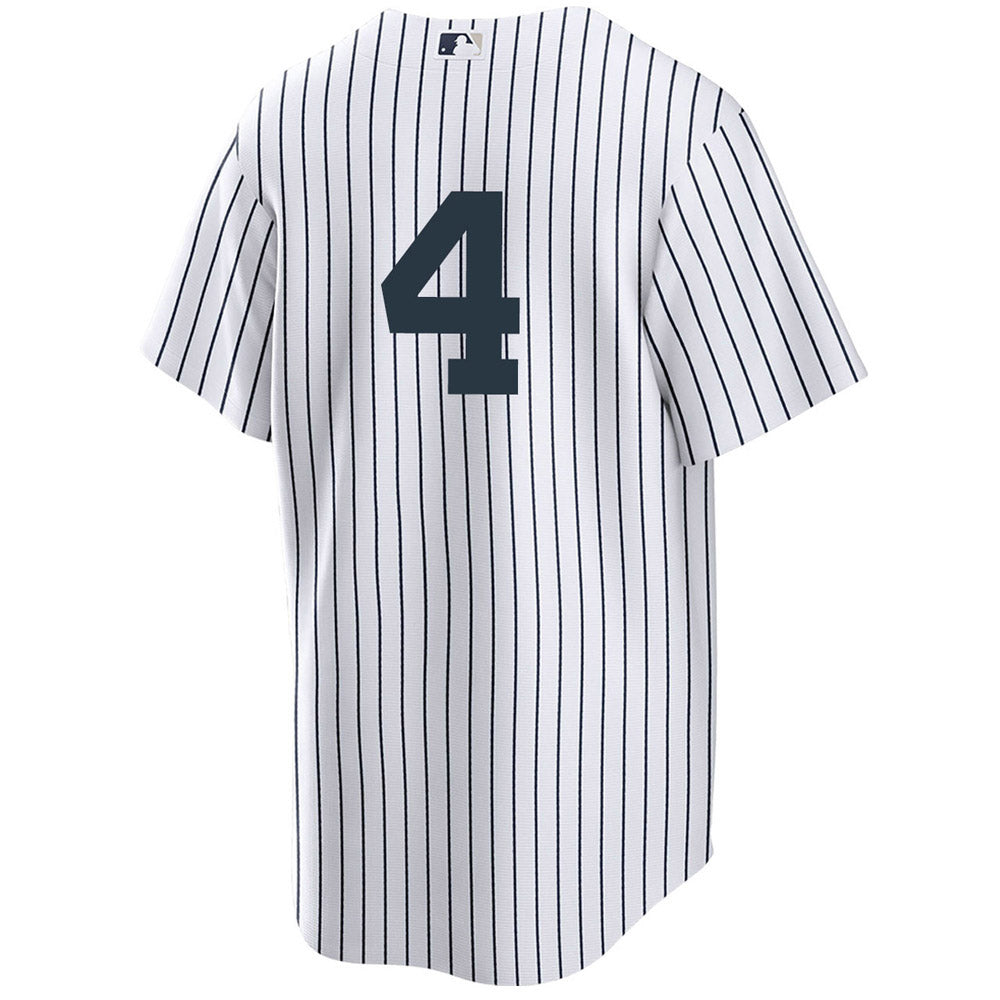 Youth New York Yankees Lou Gehrig Replica Home Jersey - White - vstockx