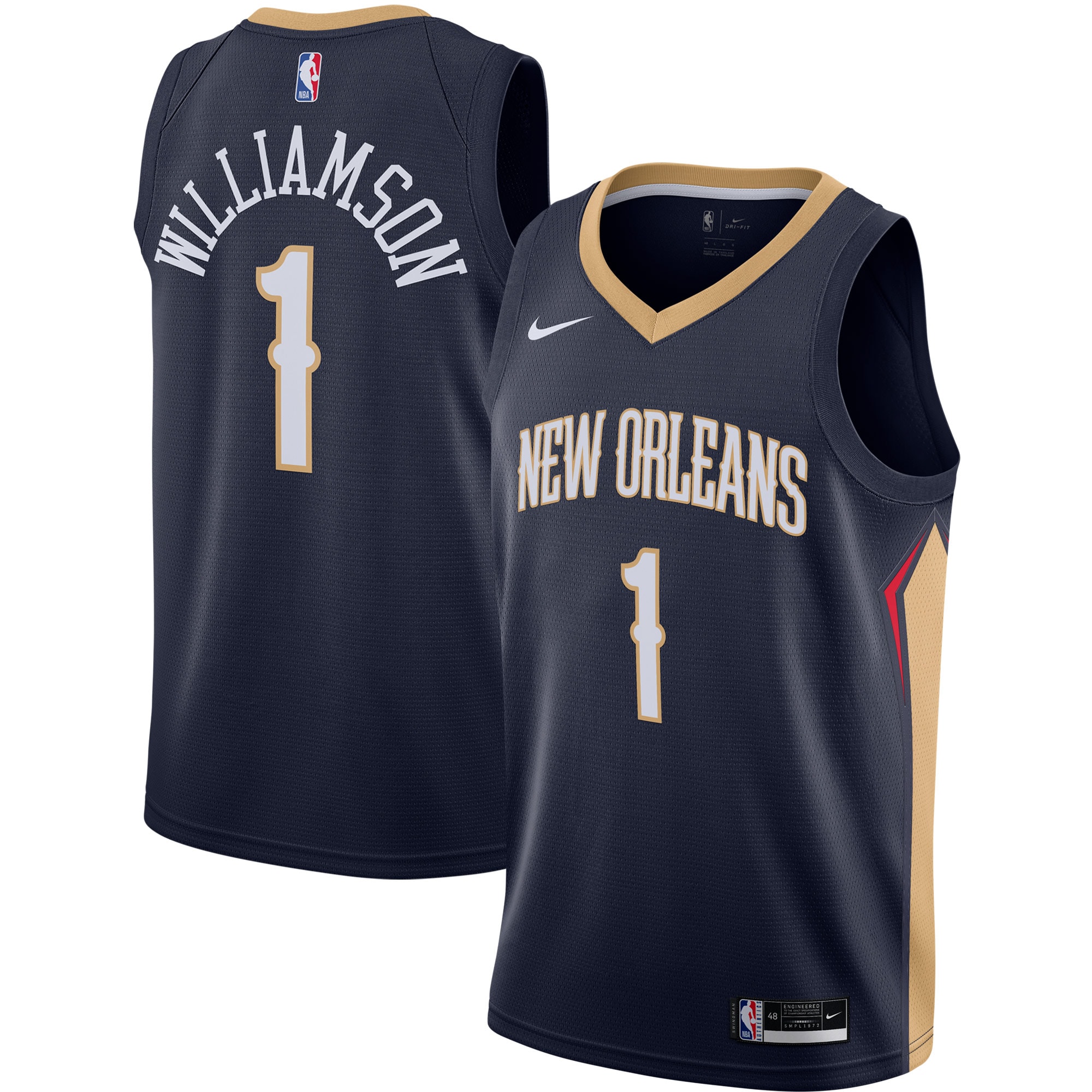 Zion Williamson New Orleans Pelicans Nike Swingman Jersey - Navy - Icon Edition - vstockx