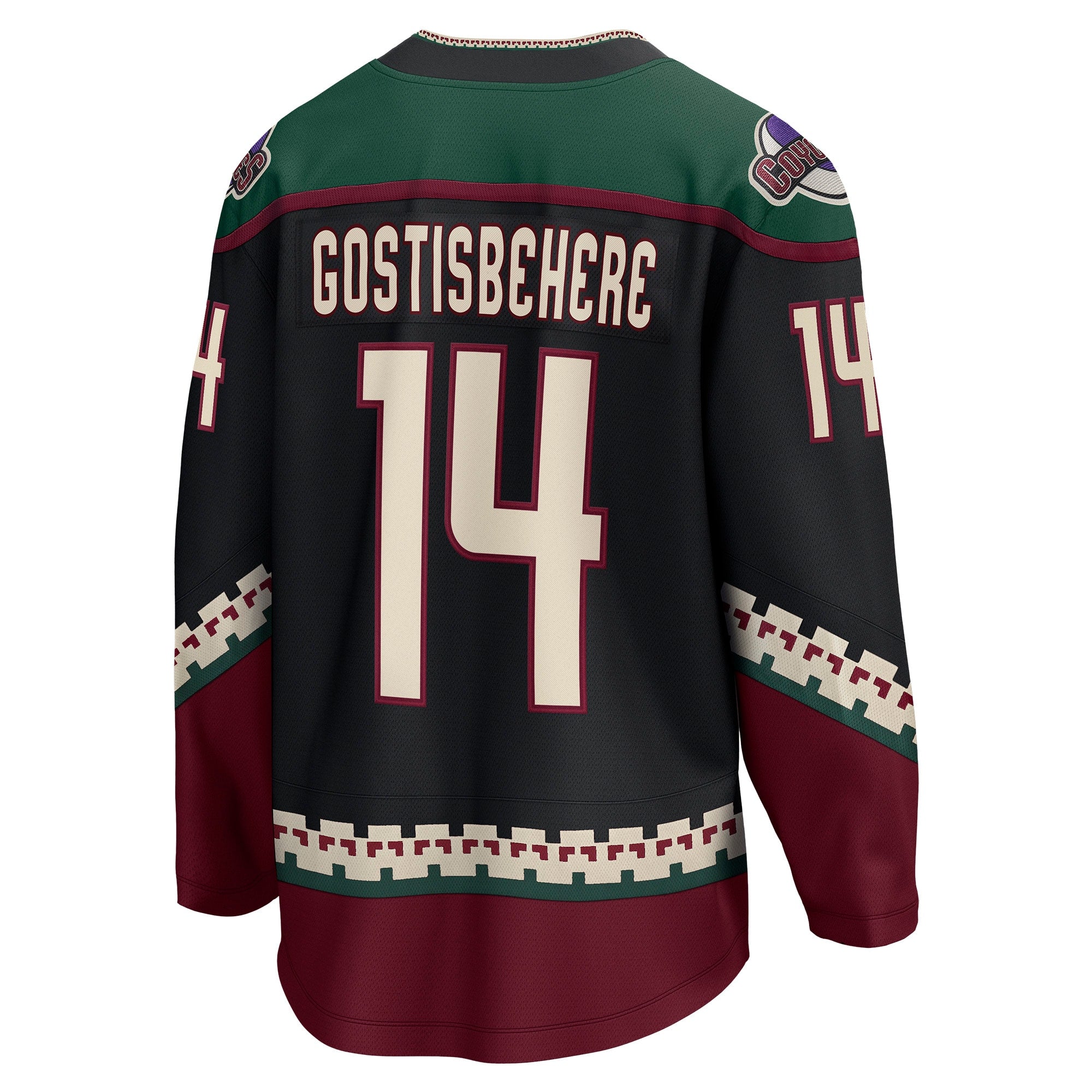 Men's Fanatics Branded Shayne Gostisbehere Black Arizona Coyotes Home Breakaway Player Jersey - vstockx