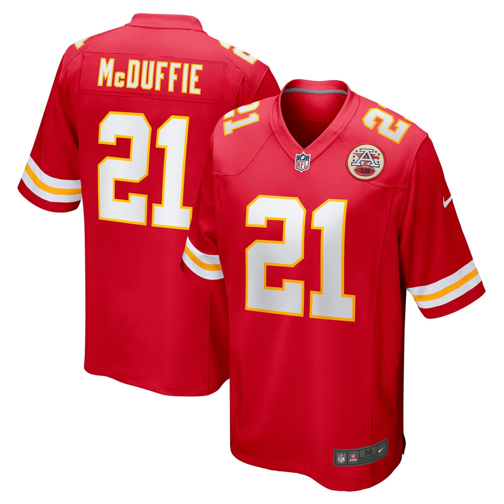 Men's Nike Trent McDuffie Red Kansas City Chiefs Game Player Jersey - vstockx
