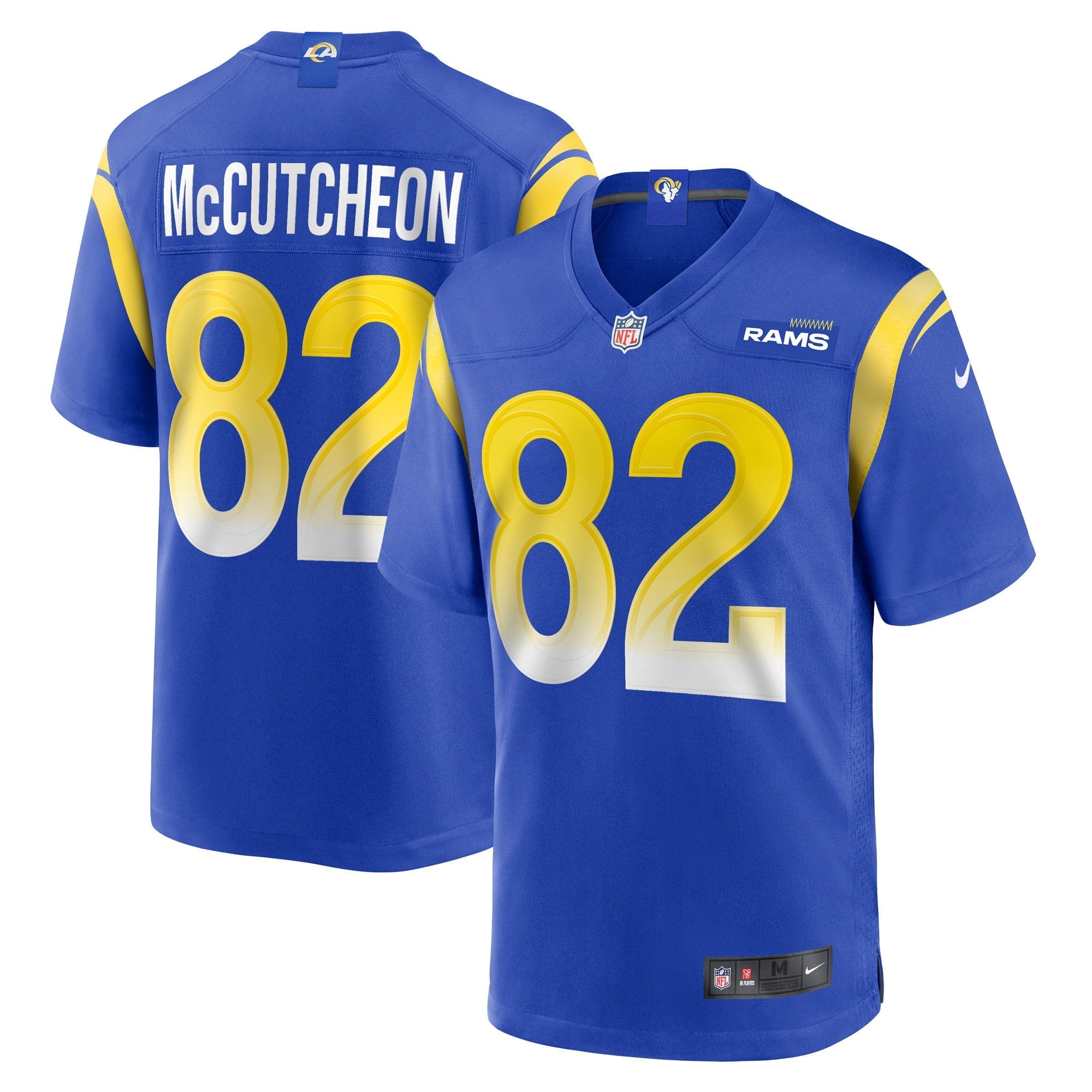 Men's Nike Lance McCutcheon Royal Los Angeles Rams Game Player Jersey - vstockx