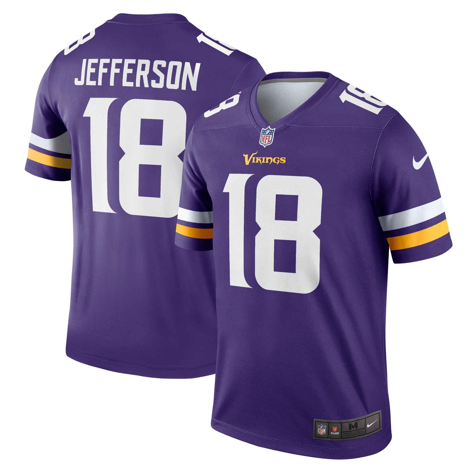 Justin Jefferson Minnesota Vikings Nike Legend Jersey - Purple - vstockx
