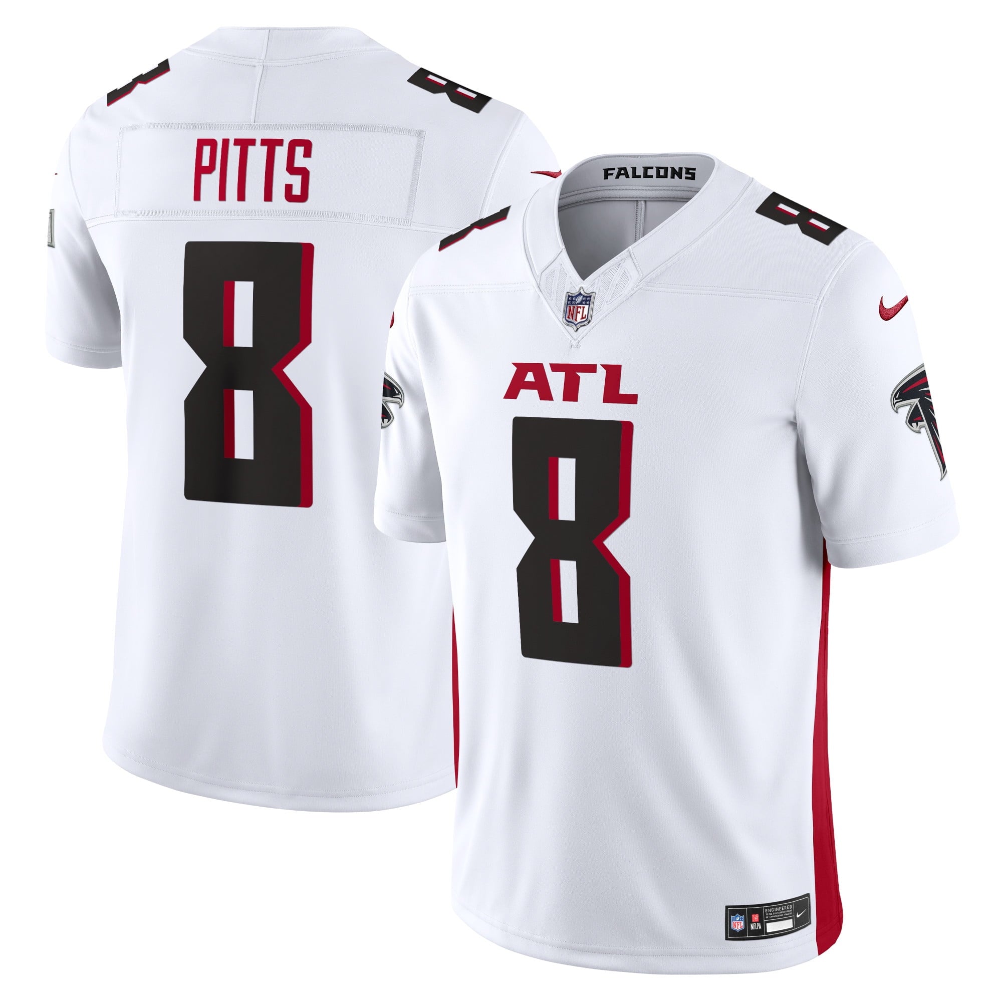 Men's Nike Kyle Pitts White Atlanta Falcons Vapor F.U.S.E. Limited Jersey - vstockx