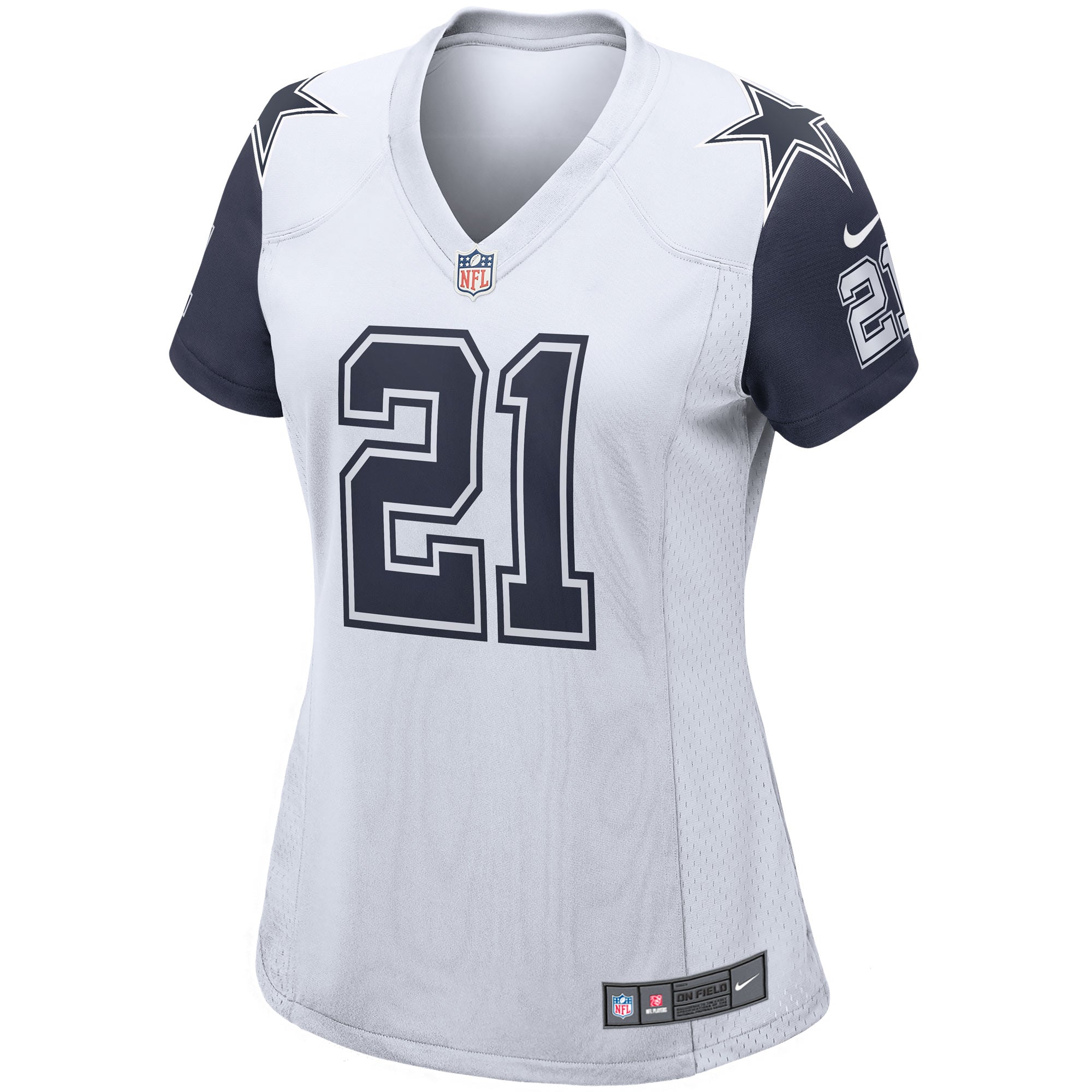 Women's Nike Ezekiel Elliott White Dallas Cowboys Alternate Game Jersey - vstockx
