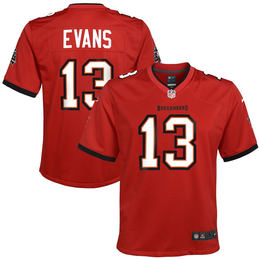 Youth Tampa Bay Buccaneers Mike Evans Game Jersey Red - vstockx