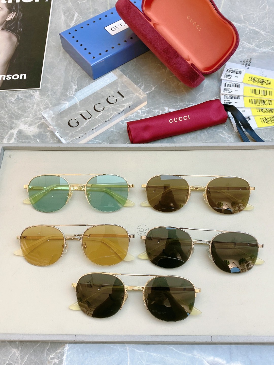 Sunglasses Gucci GG0984S size:53 21-145 - vstockx