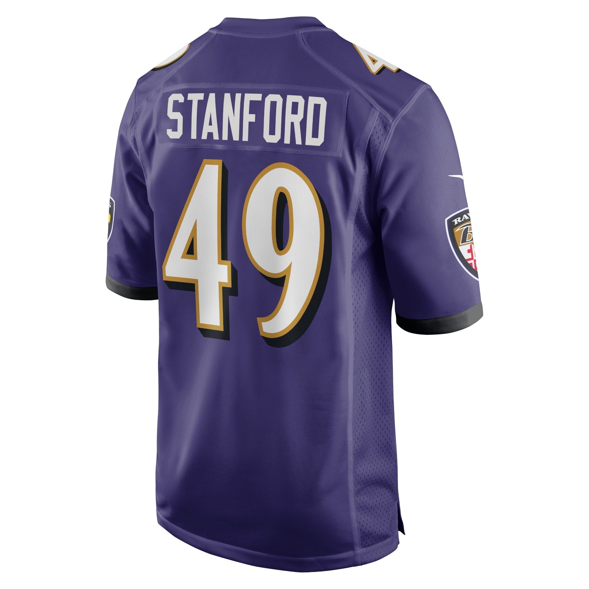 Men's Nike Julian Stanford Purple Baltimore Ravens Home Game Player Jersey - vstockx