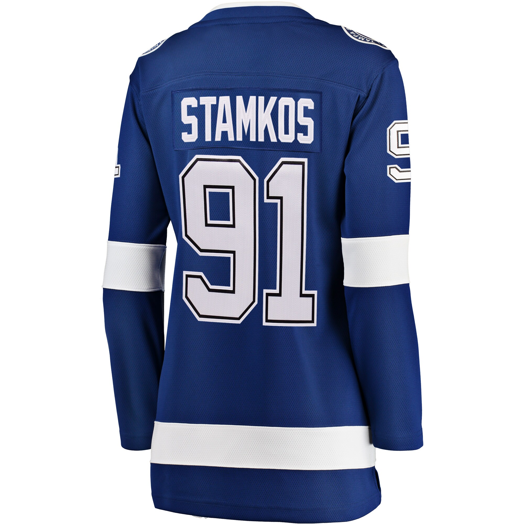 Steven Stamkos Tampa Bay Lightning Fanatics Branded Women's Home Breakaway Player Jersey - Blue - vstockx