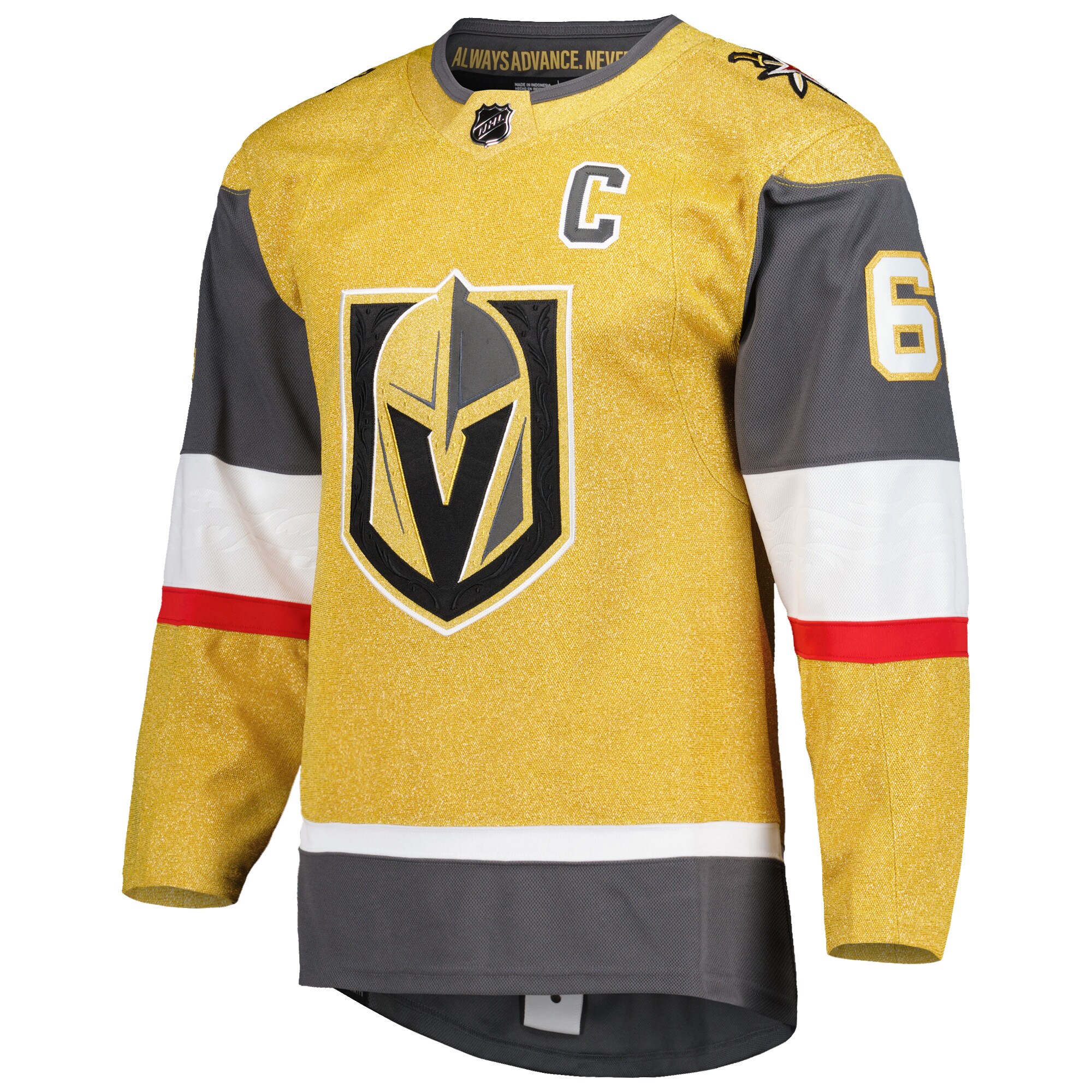Mark Stone Vegas Golden Knights adidas Alternate Primegreen Authentic Pro Player Jersey - Gold - vstockx