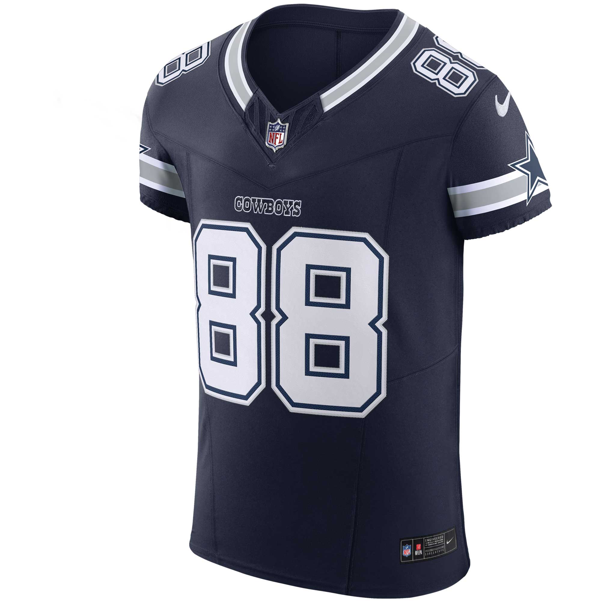 CeeDee Lamb Dallas Cowboys Nike Vapor F.U.S.E. Elite Jersey - Navy - vstockx