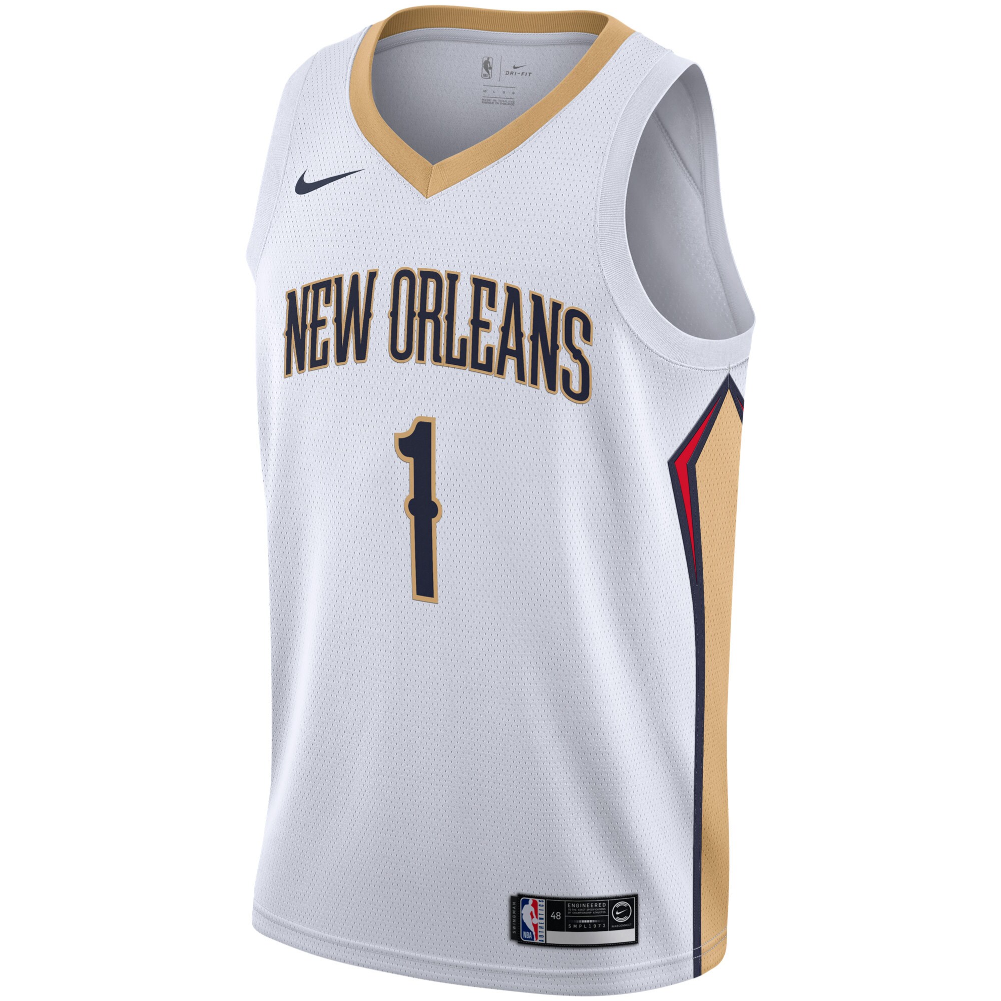 Zion Williamson New Orleans Pelicans Nike 2019/2020 Swingman Jersey - Association Edition - White - vstockx