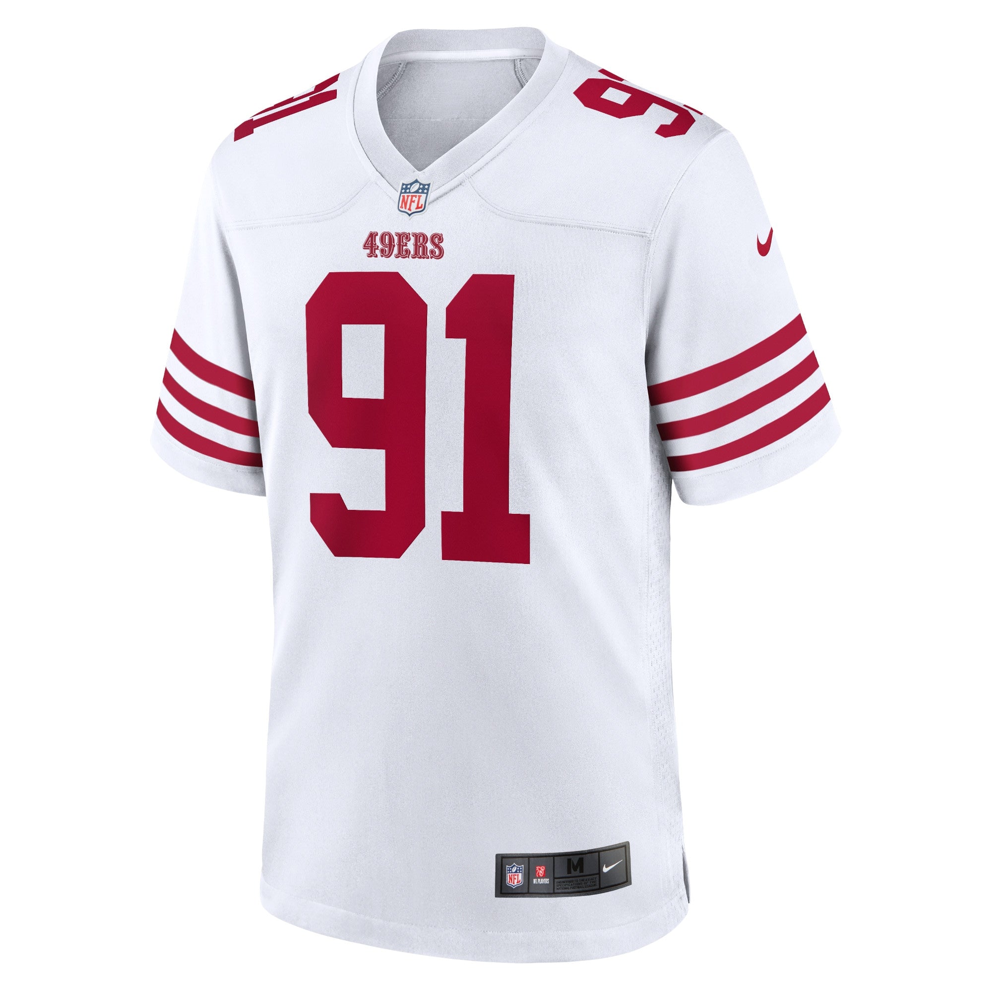 Men's Nike Arik Armstead White San Francisco 49ers Player Game Jersey - vstockx