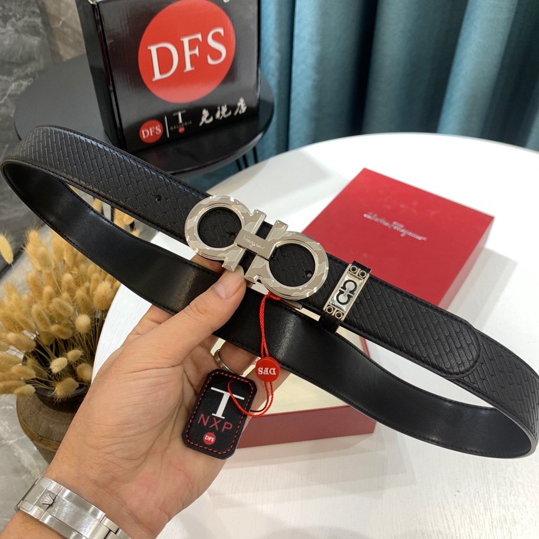 Streetwear Belt Ferragamo 319456 size:3.5cm - vstockx