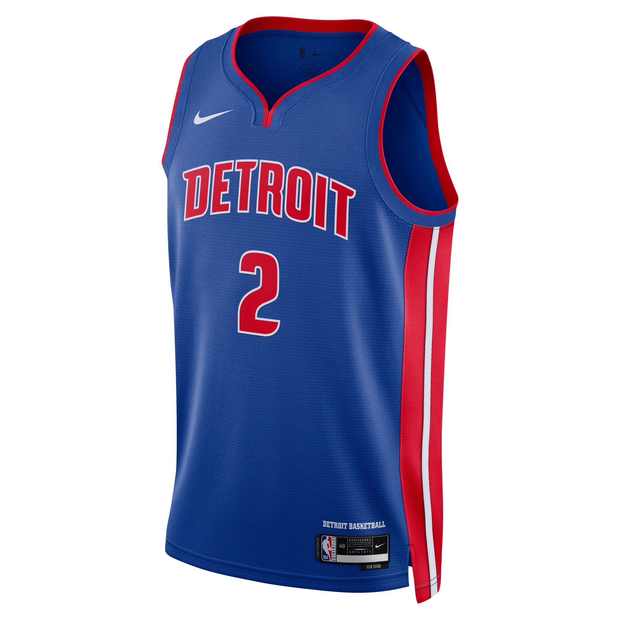 Cade Cunningham Detroit Pistons Nike Unisex Swingman Jersey - Association Edition - Blue - vstockx