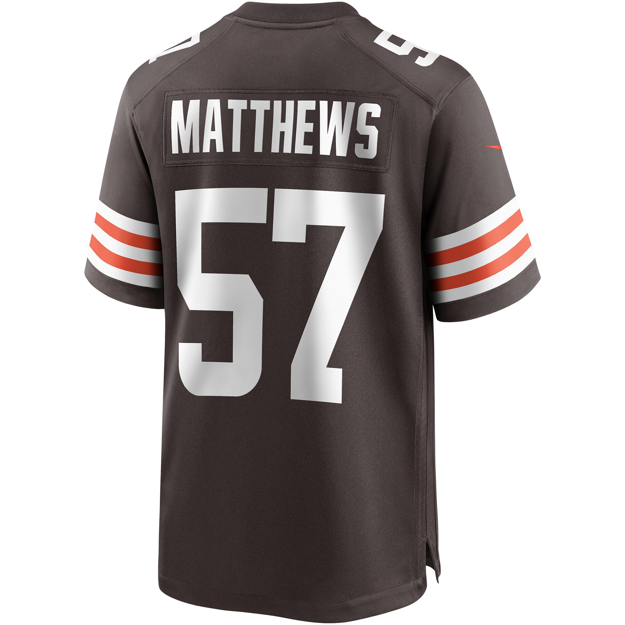 Clay Matthews Cleveland Browns Nike Game Retired Player Jersey - Brown - vstockx