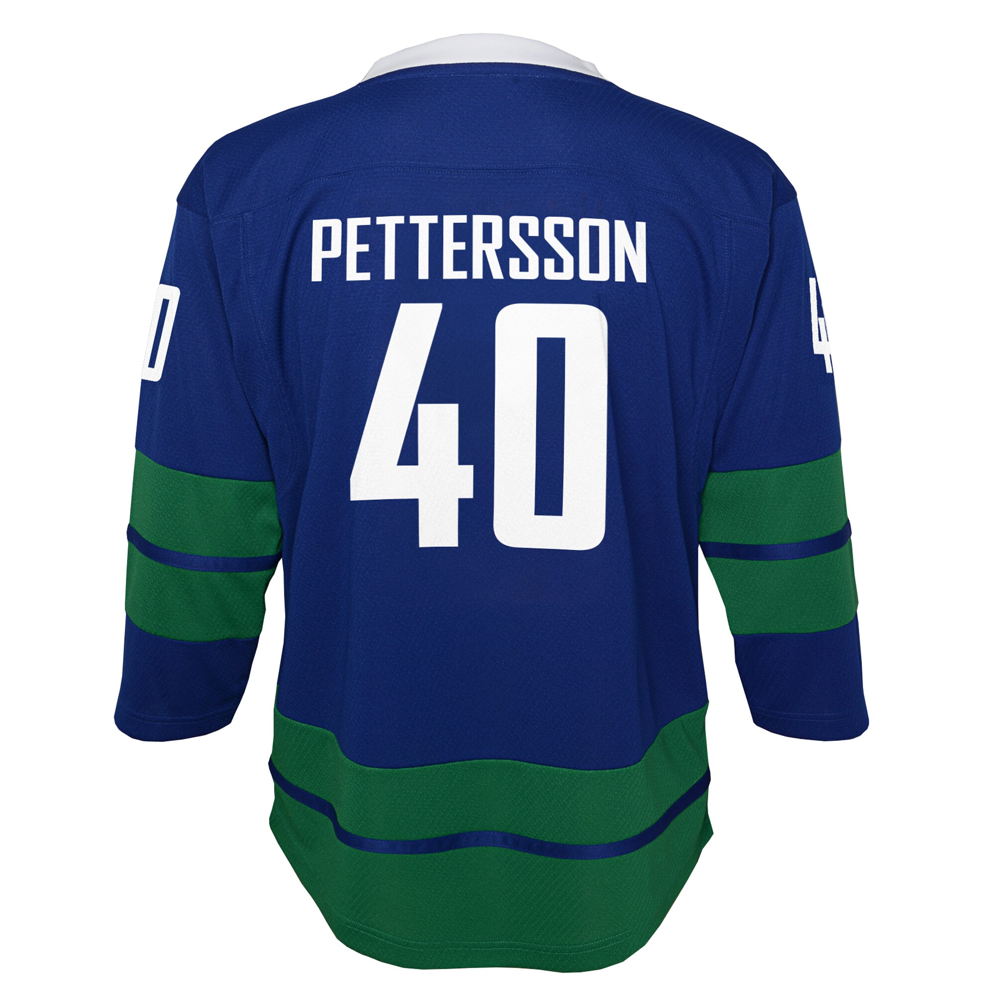 Elias Pettersson Vancouver Canucks Youth Royal 2019/20 Alternate Replica Player Jersey - vstockx