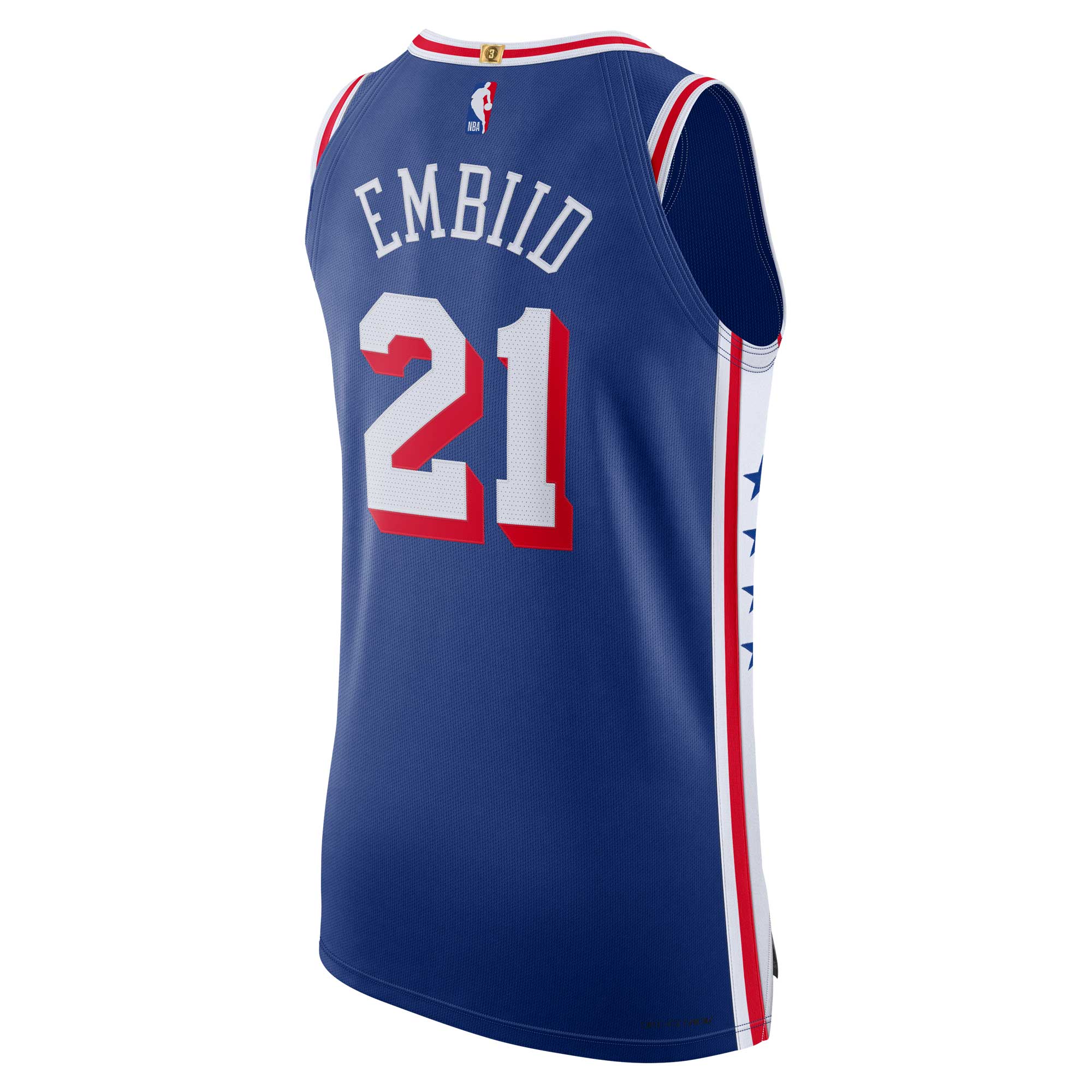 Joel Embiid Philadelphia 76ers Nike Authentic Jersey - Icon Edition - Royal - vstockx