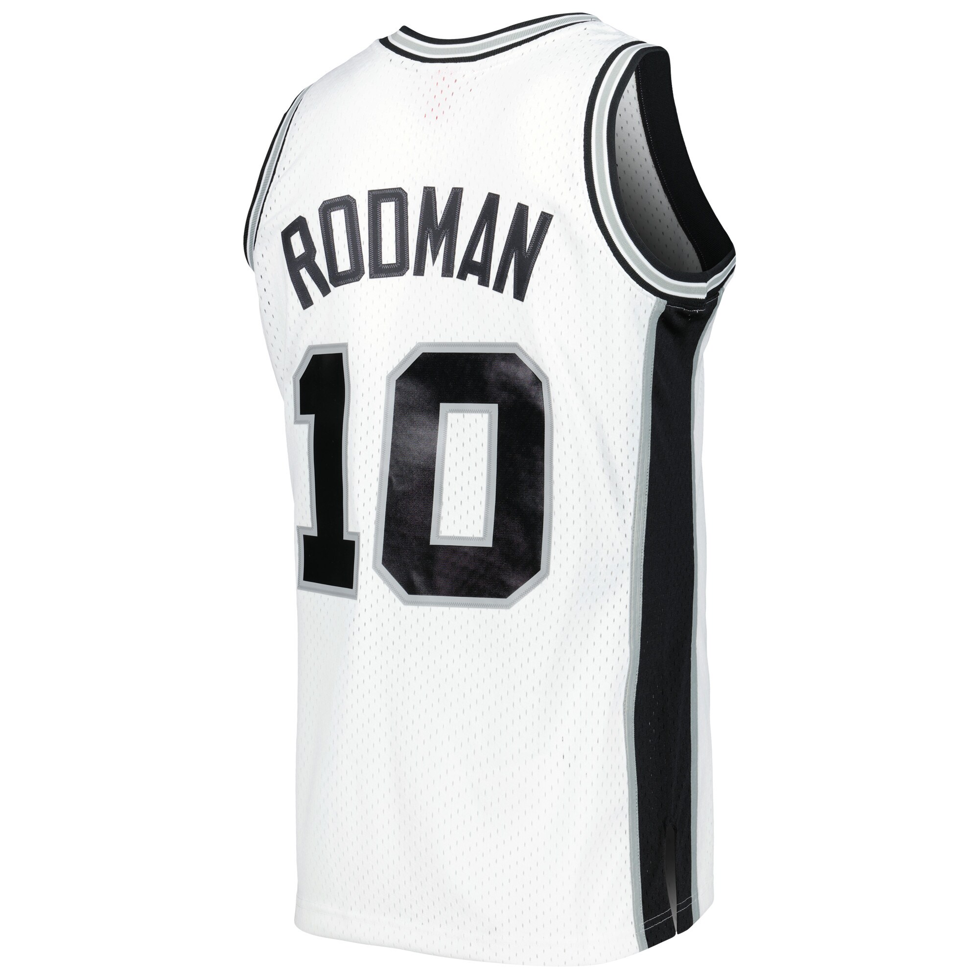 Dennis Rodman San Antonio Spurs Mitchell & Ness 2001/02 Hardwood Classics Swingman Jersey - White - vstockx