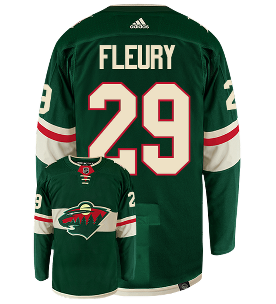 Marc Andre Fleury Minnesota Wild Adidas Primegreen Authentic NHL Hockey Jersey - vstockx