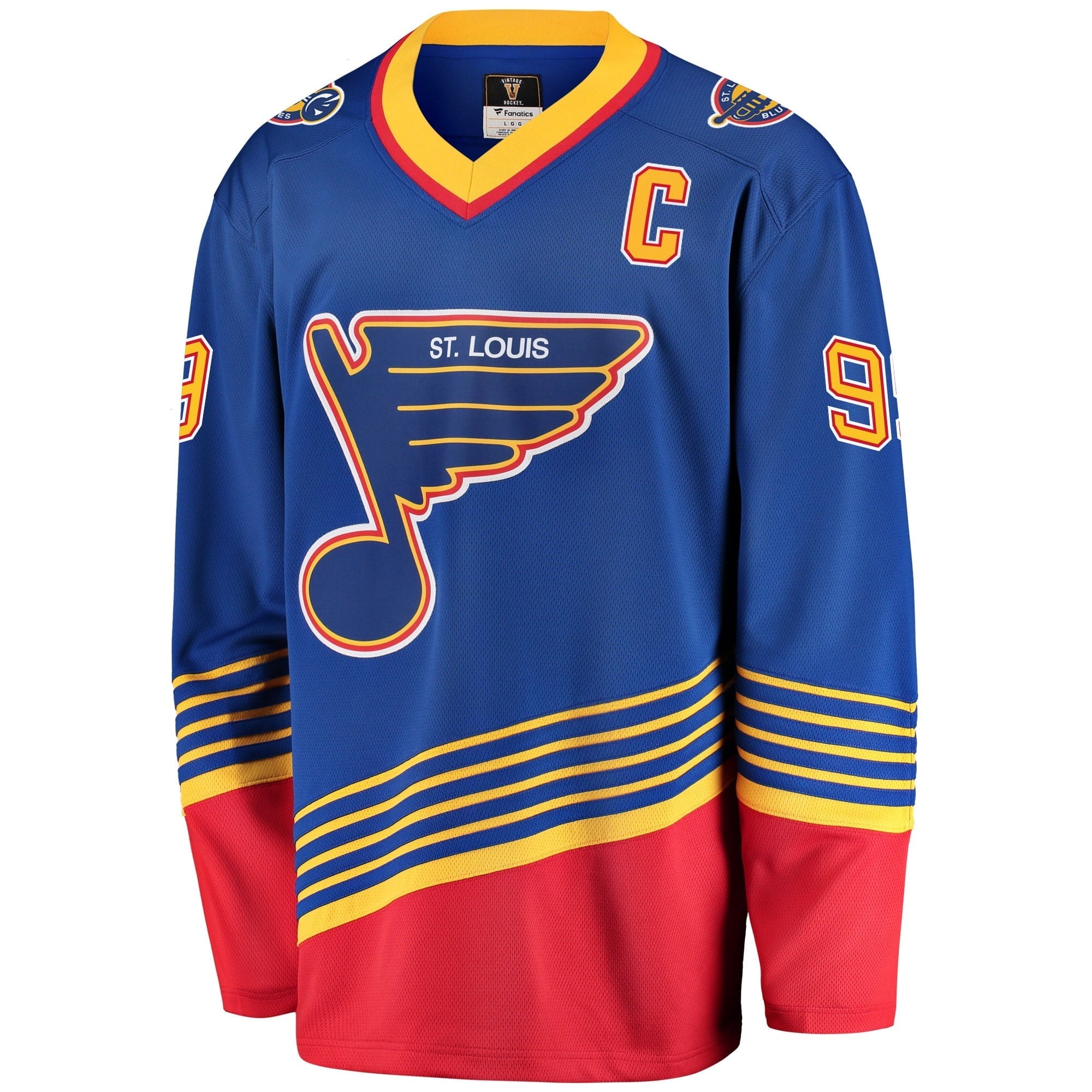 Men's Fanatics Branded Wayne Gretzky Blue St. Louis Blues Premier Breakaway Retired Player Jersey - vstockx