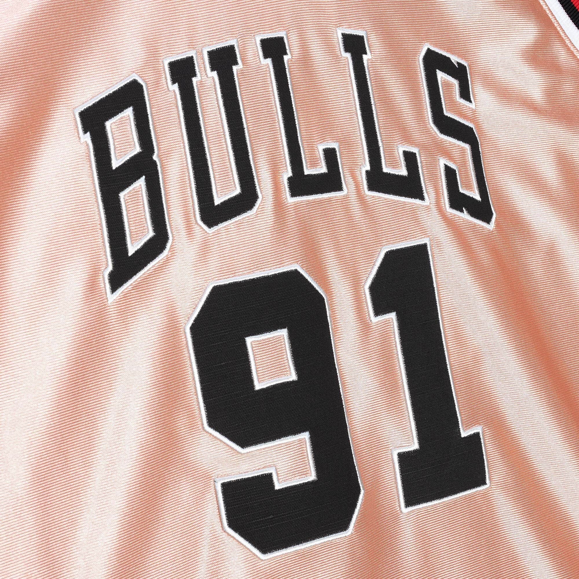 Womens 75th Anniversary Rose Gold Swingman Dennis Rodman Chicago Bulls 1997-98 Jersey - vstockx