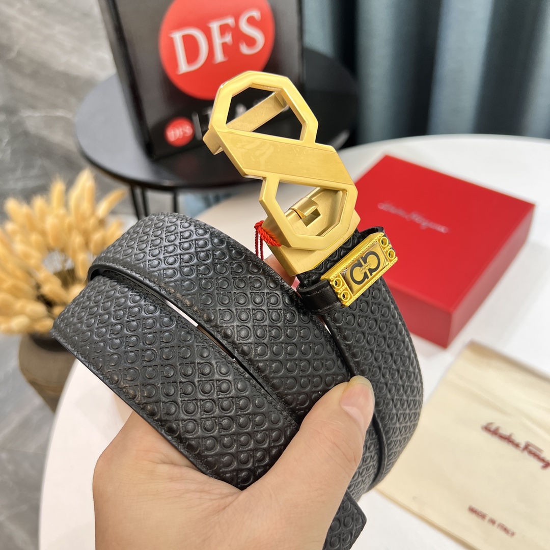 Streetwear Belt Ferragamo 319599 size:3.5cm - vstockx