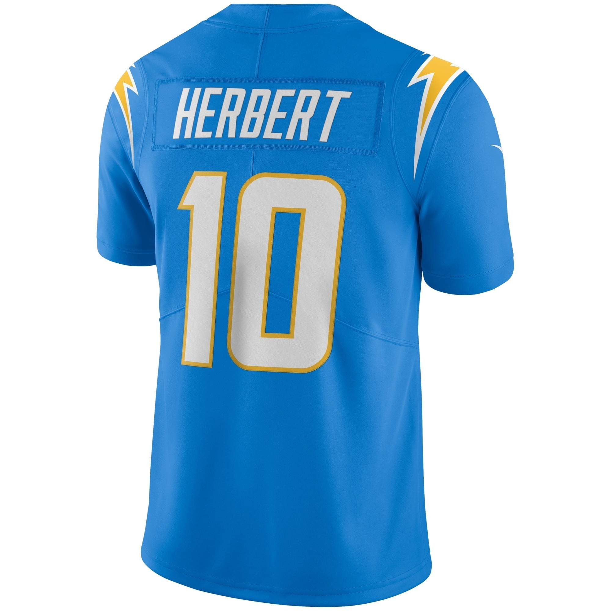 Men's Nike Justin Herbert Powder Blue Los Angeles Chargers Vapor Limited Jersey - vstockx