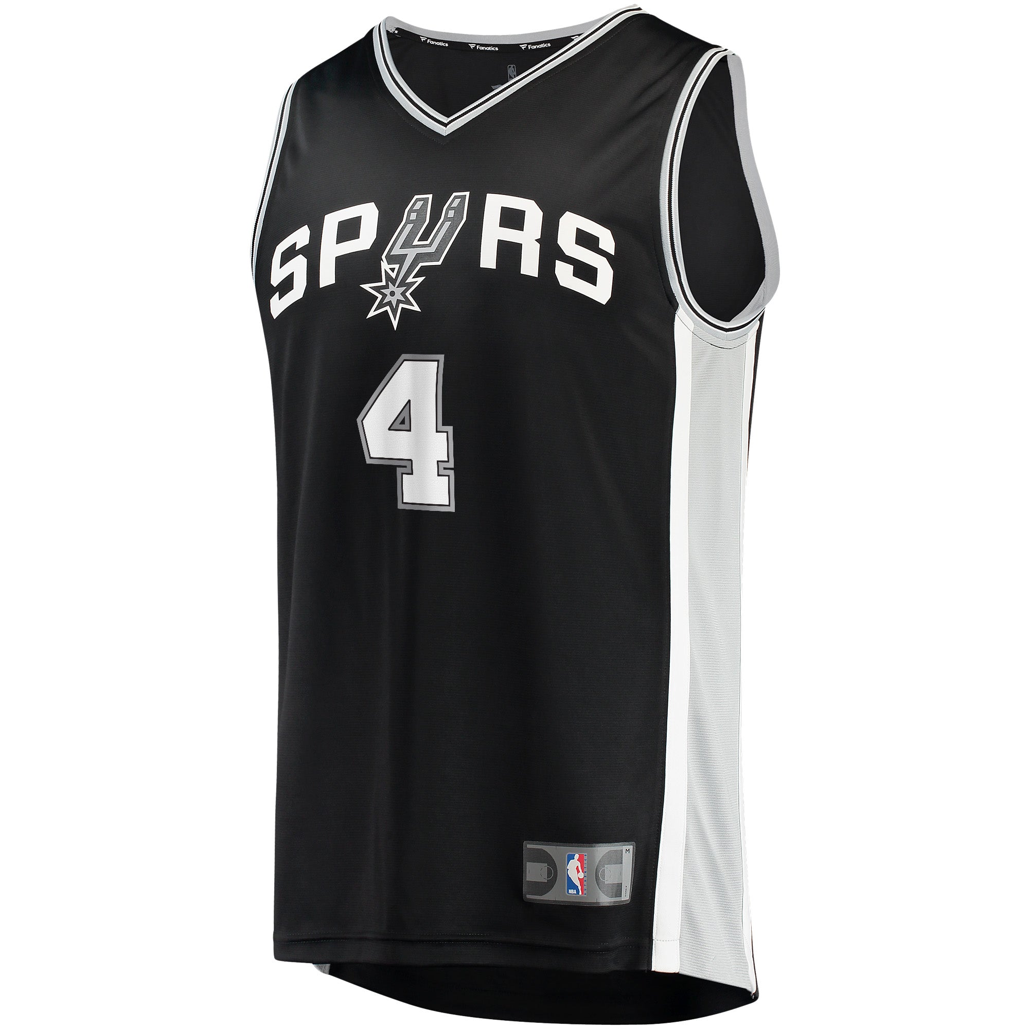 Men's Fanatics Branded Devonte' Graham Black San Antonio Spurs Fast Break Player Jersey - Icon Edition - vstockx