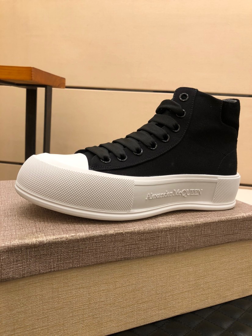 Mc Queen McQueen  high top new casual cloth shoes Size: Men's 38-44 - vstockx