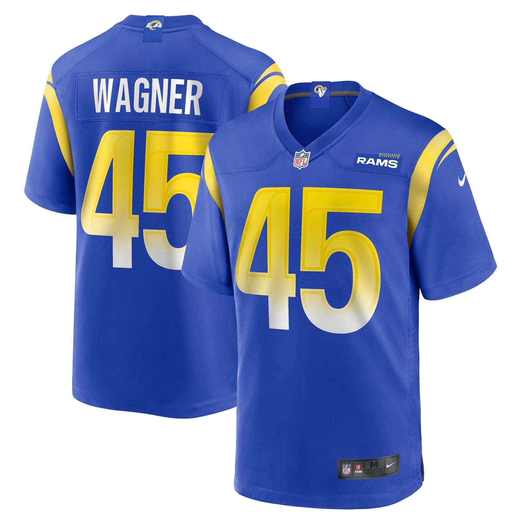 Men's Nike Bobby Wagner Royal Los Angeles Rams Game Jersey - vstockx