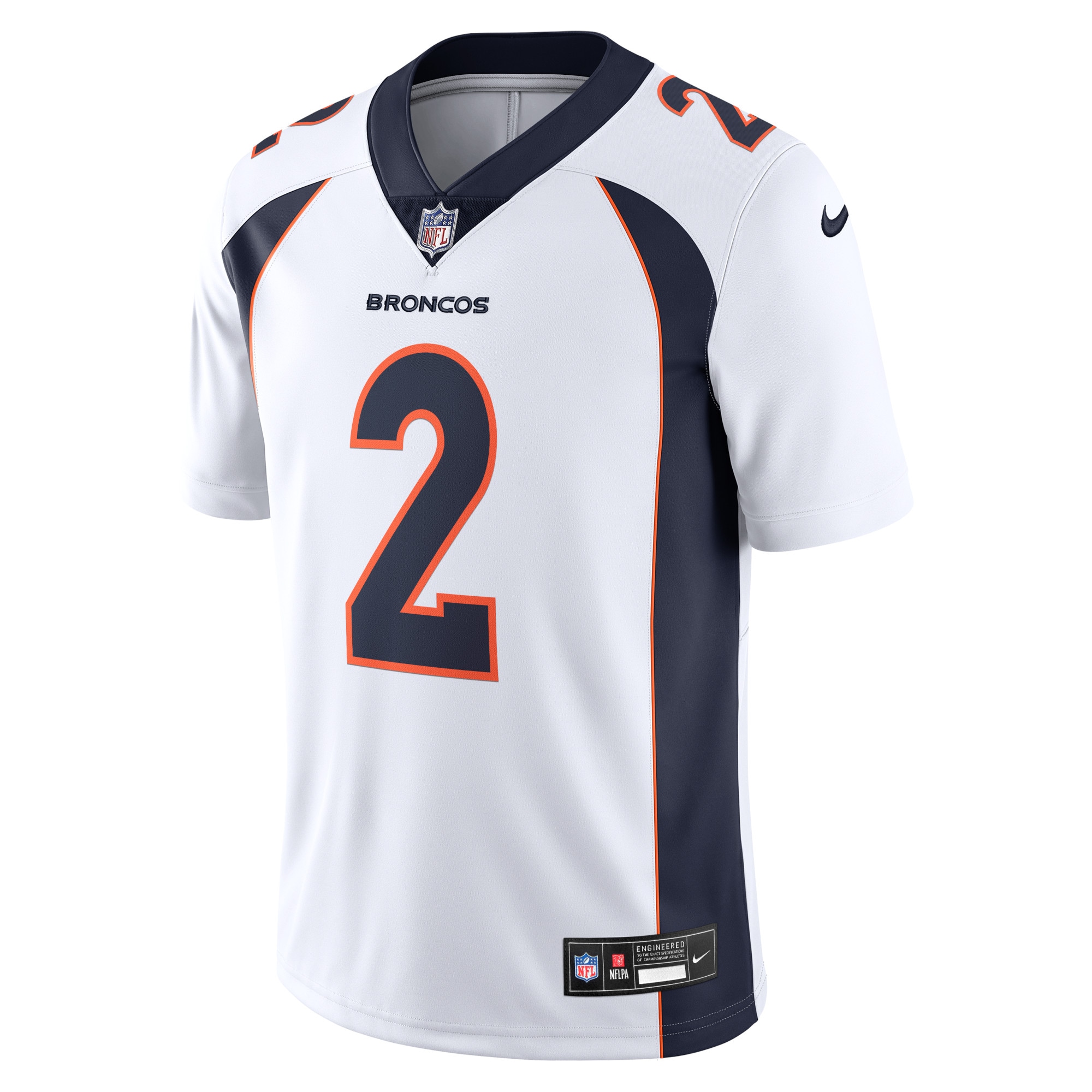 Patrick Surtain II Denver Broncos Nike Vapor Untouchable Limited Jersey - White - vstockx