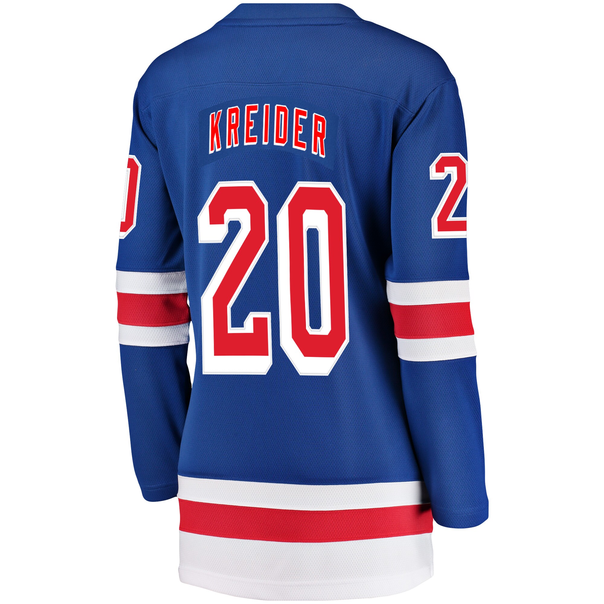 Chris Kreider New York Rangers Fanatics Branded Women's Breakaway Player Jersey - Blue - vstockx