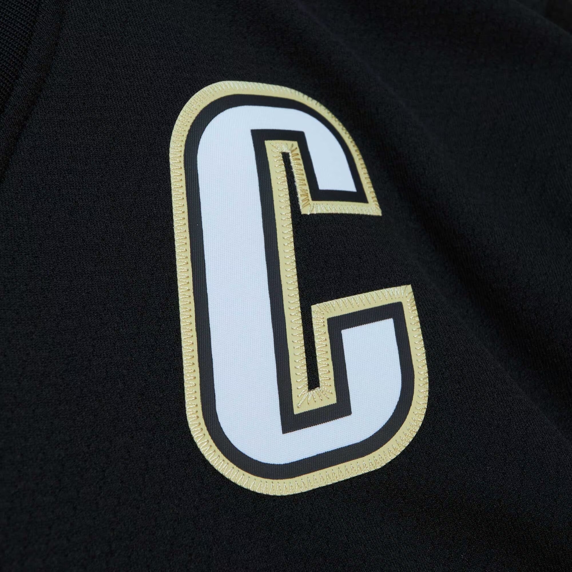 Sidney Crosby Pittsburgh Penguins Mitchell & Ness 2008/09 Captain Patch Blue Line Player Jersey - Black - vstockx