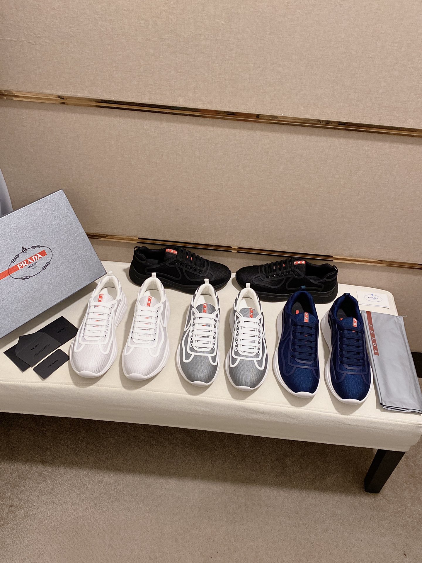 Prada America's Cup sneaker 19 - vstockx