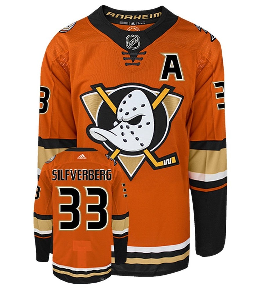 Jakob Silfverberg Anaheim Ducks Adidas Primegreen Authentic NHL Hockey Jersey - vstockx