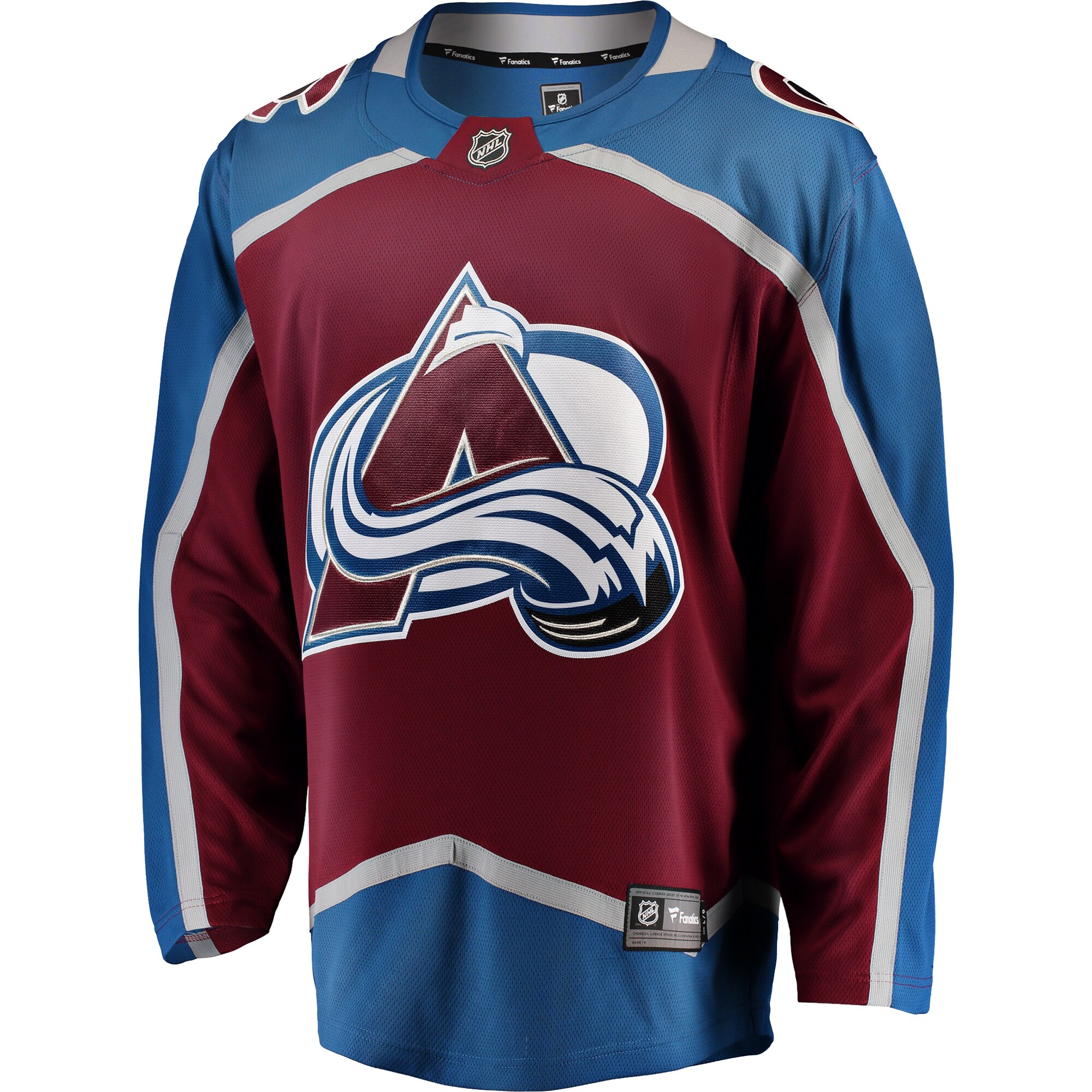 Colorado Avalanche Fanatics Branded Breakaway Home Jersey - Maroon - vstockx