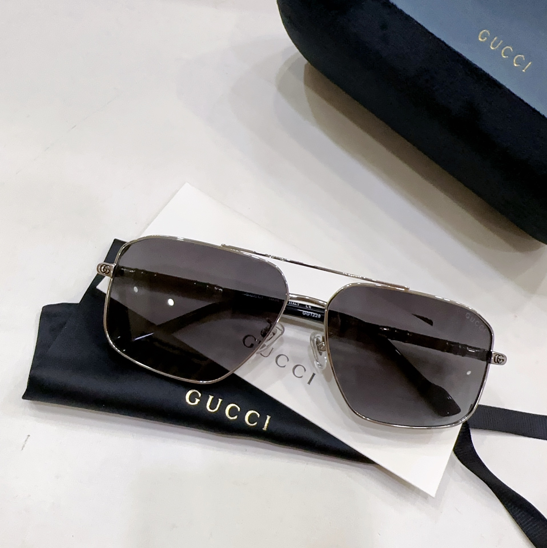 Sunglasses Gucci GG1227 SIZE��60 14-142 - vstockx