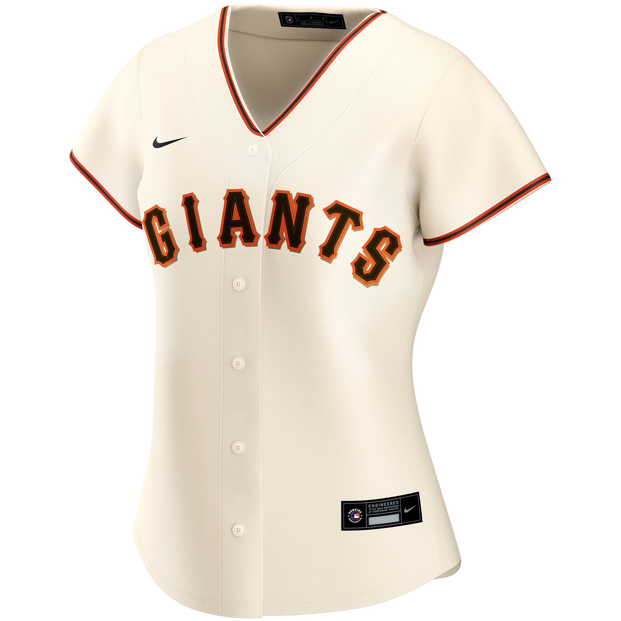 San Francisco Giants Nike Women's Home Replica Custom Jersey - Cream - vstockx