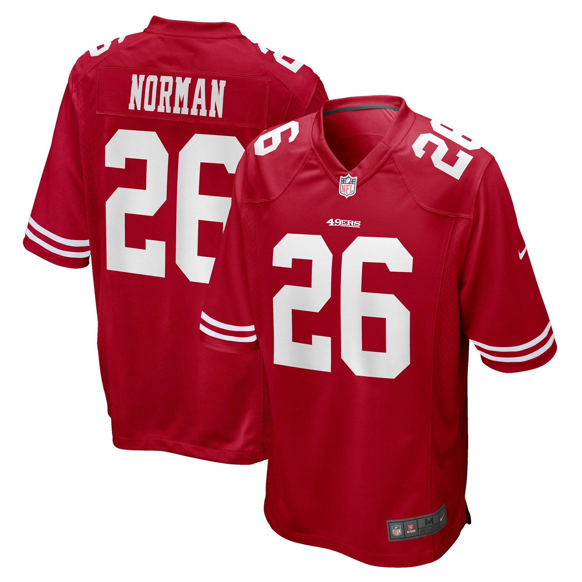 Josh Norman San Francisco 49ers Nike Game Player Jersey - Scarlet - vstockx