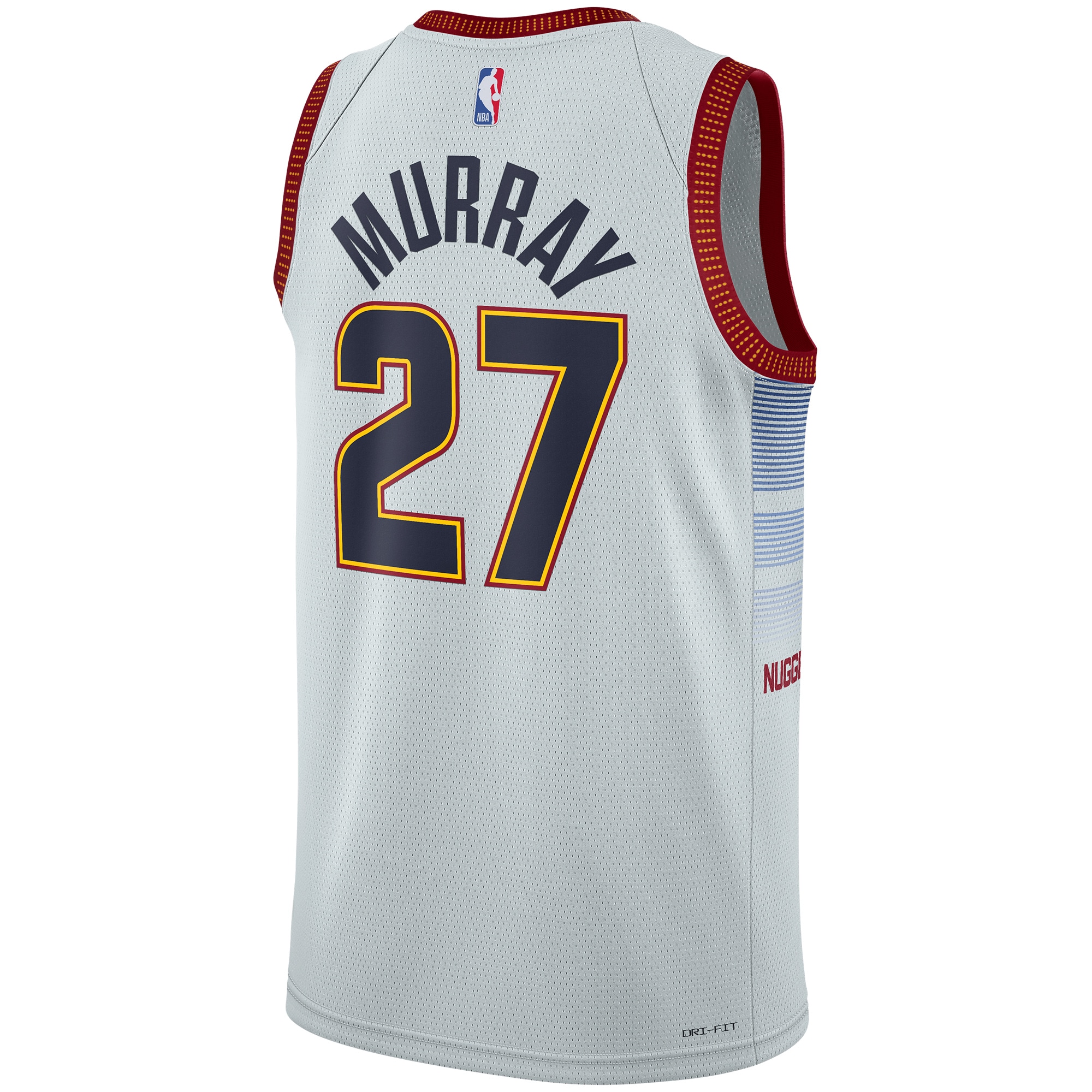 Jamal Murray Denver Nuggets Nike Unisex 2022/23 Swingman Jersey - City Edition - Silver - vstockx