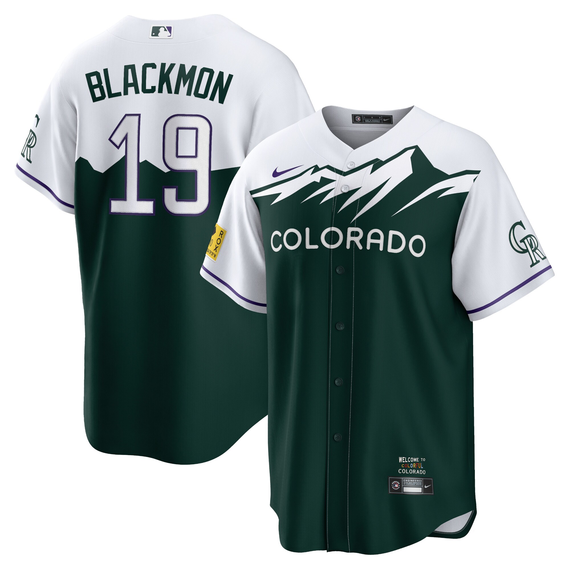Charlie Blackmon Colorado Rockies Nike 2022 City Connect Replica Player Jersey - Green - vstockx