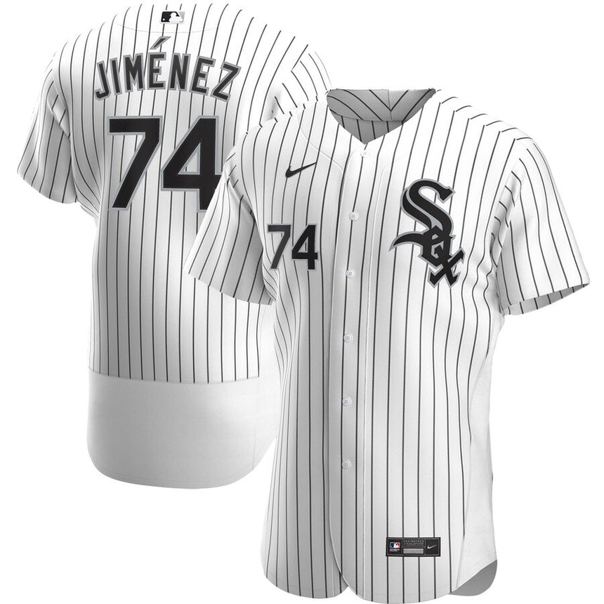 Men's Chicago White Sox Eloy Jimenez White Home Authentic Player Jersey - vstockx