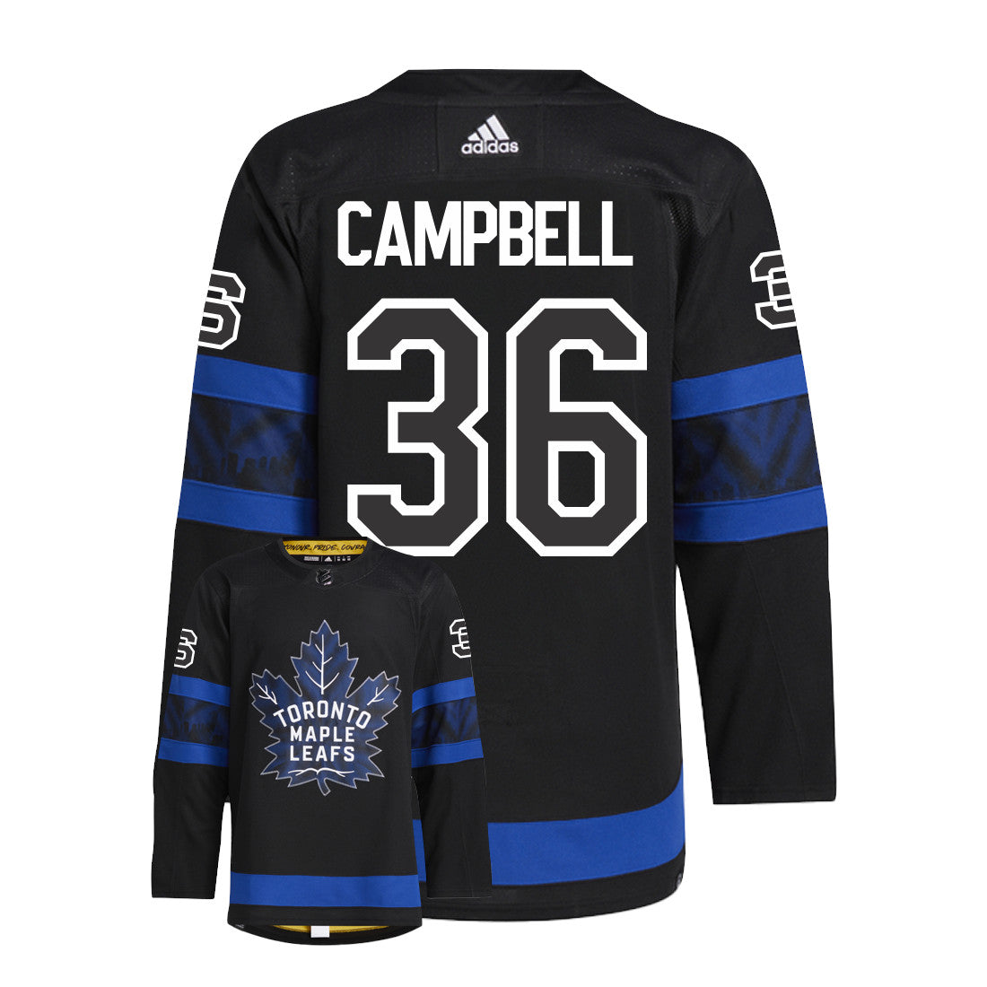Jack Campbell Toronto Maple Leafs Adidas Primegreen Authentic NHL Hockey Jersey - vstockx