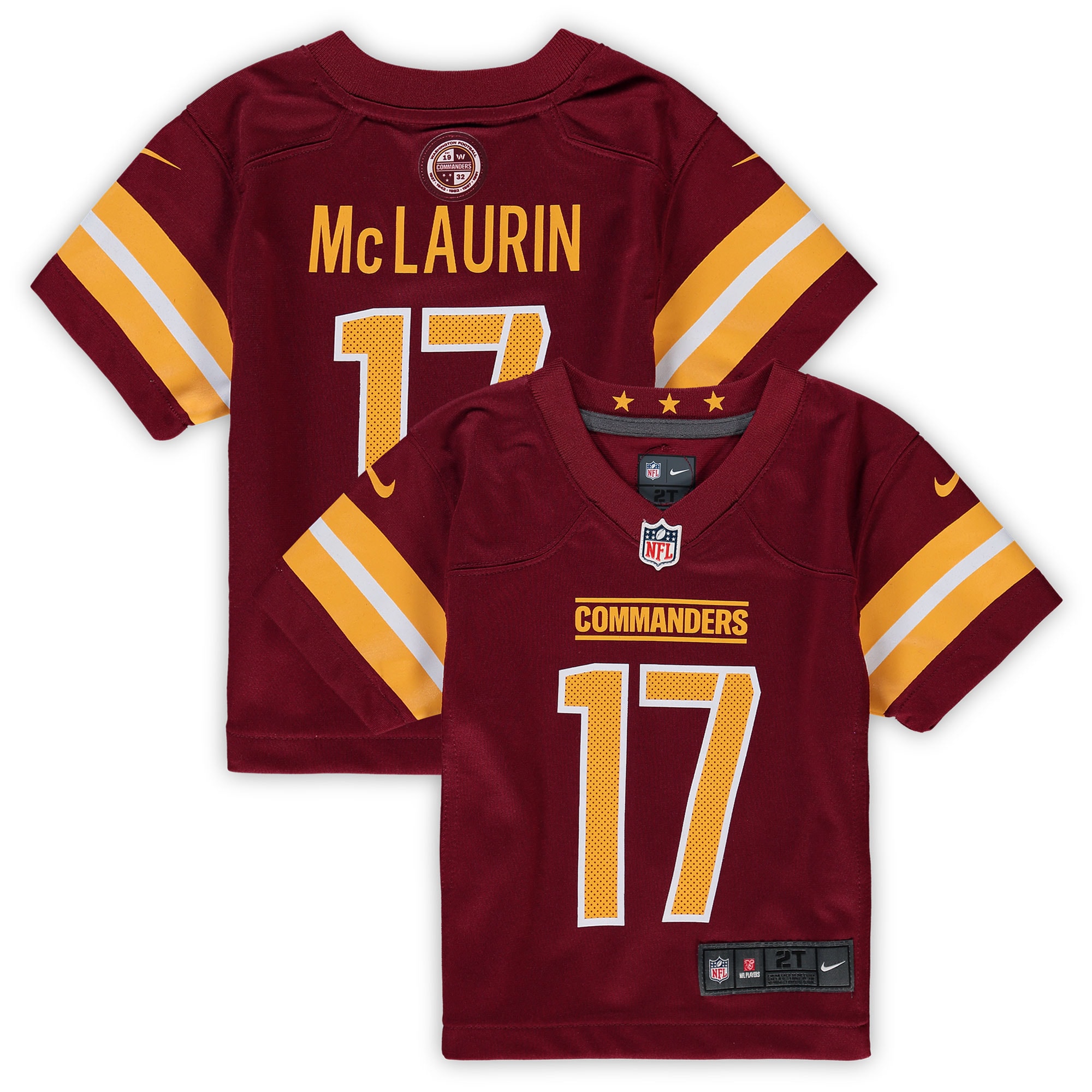 Terry McLaurin Washington Commanders Nike Toddler Game Jersey - Burgundy - vstockx