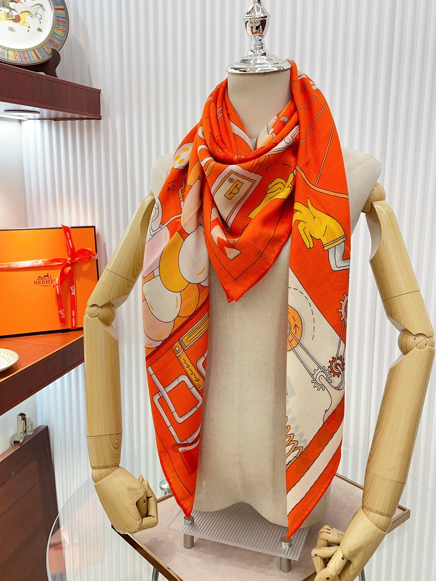 Streetwear Scarf Hermes 328742SIZE:140cm*140cm - vstockx