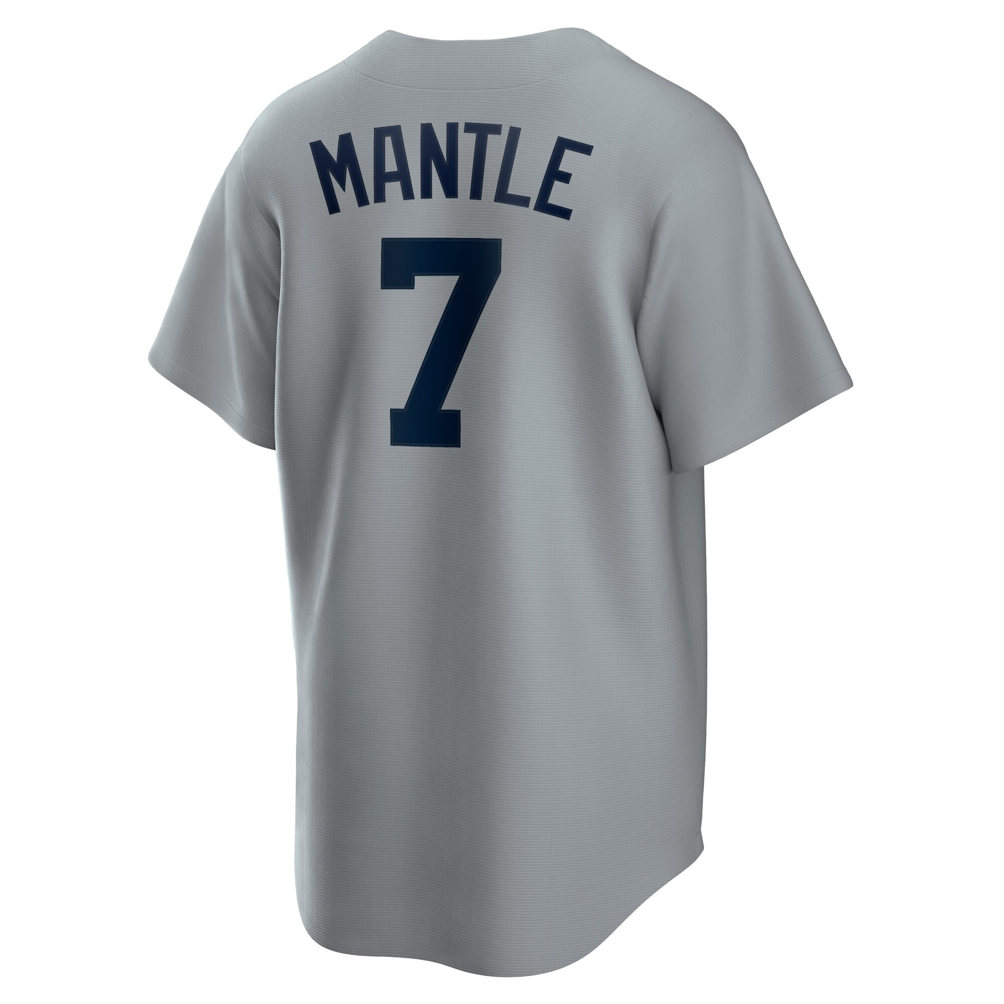 Mickey Mantle New York Yankees Nike Road Cooperstown Collection Player Jersey - Gray - vstockx