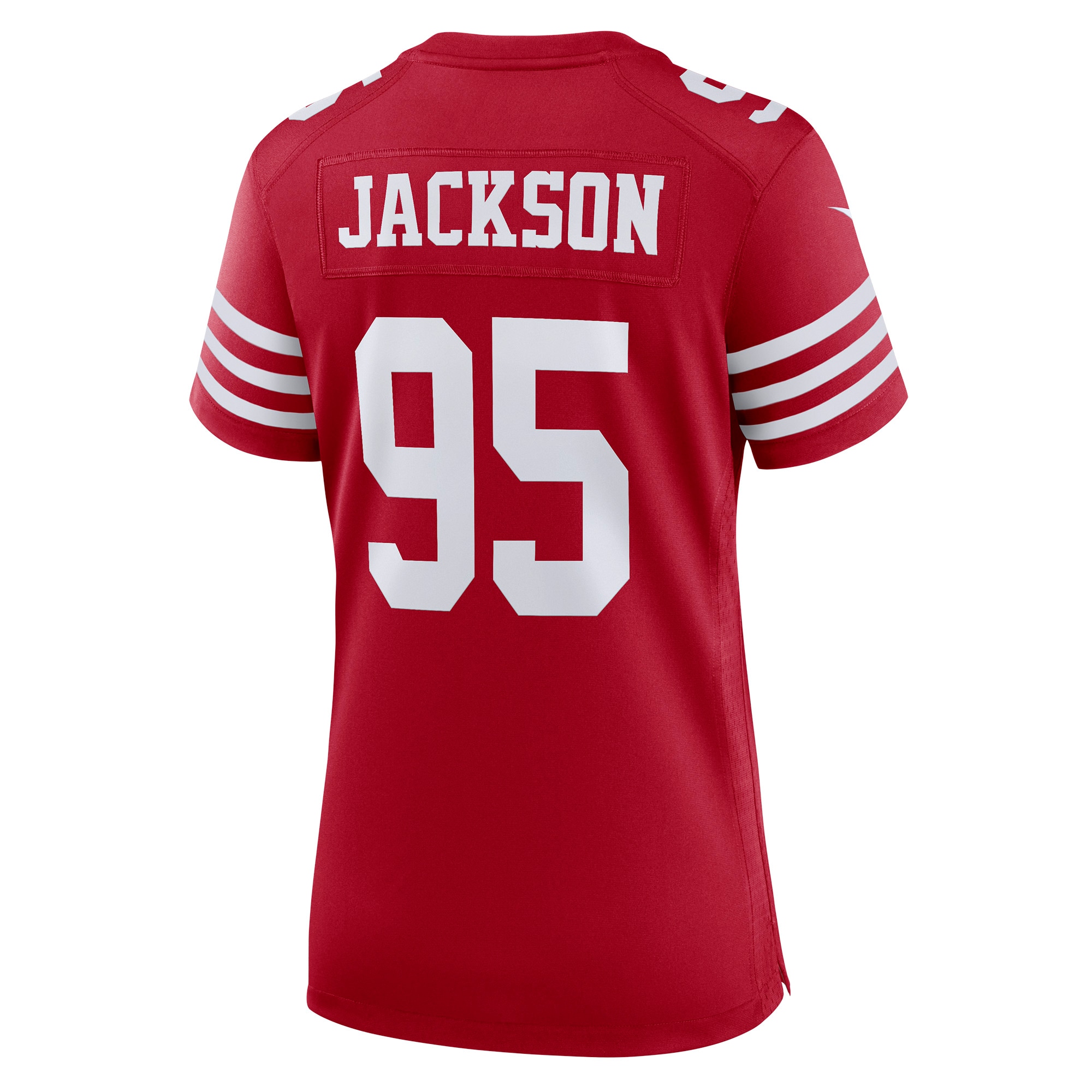 Drake Jackson San Francisco 49ers Nike Women's Game Player Jersey - Scarlet - vstockx