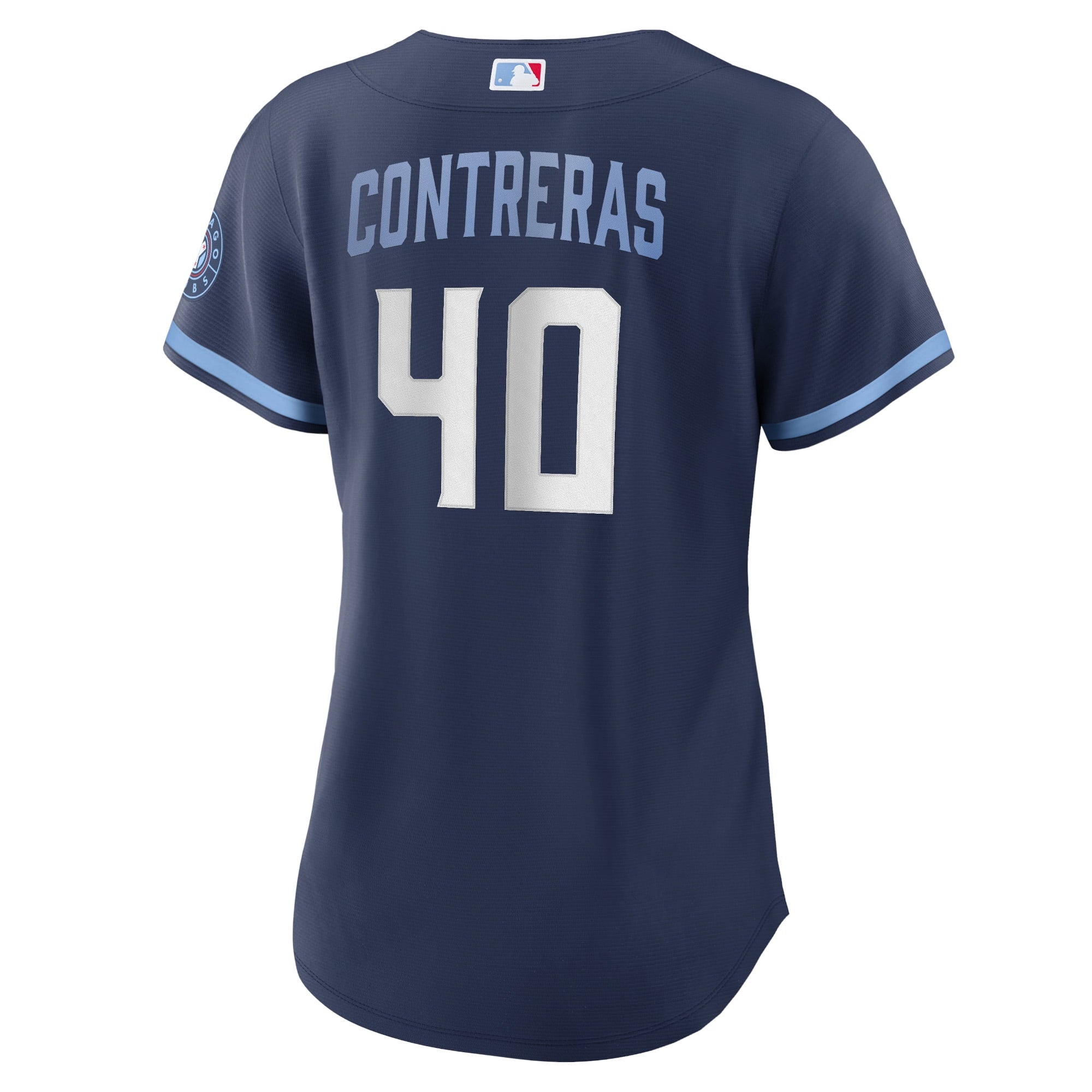 Women's Nike Willson Contreras Navy Chicago Cubs City Connect Replica Player Jersey - vstockx