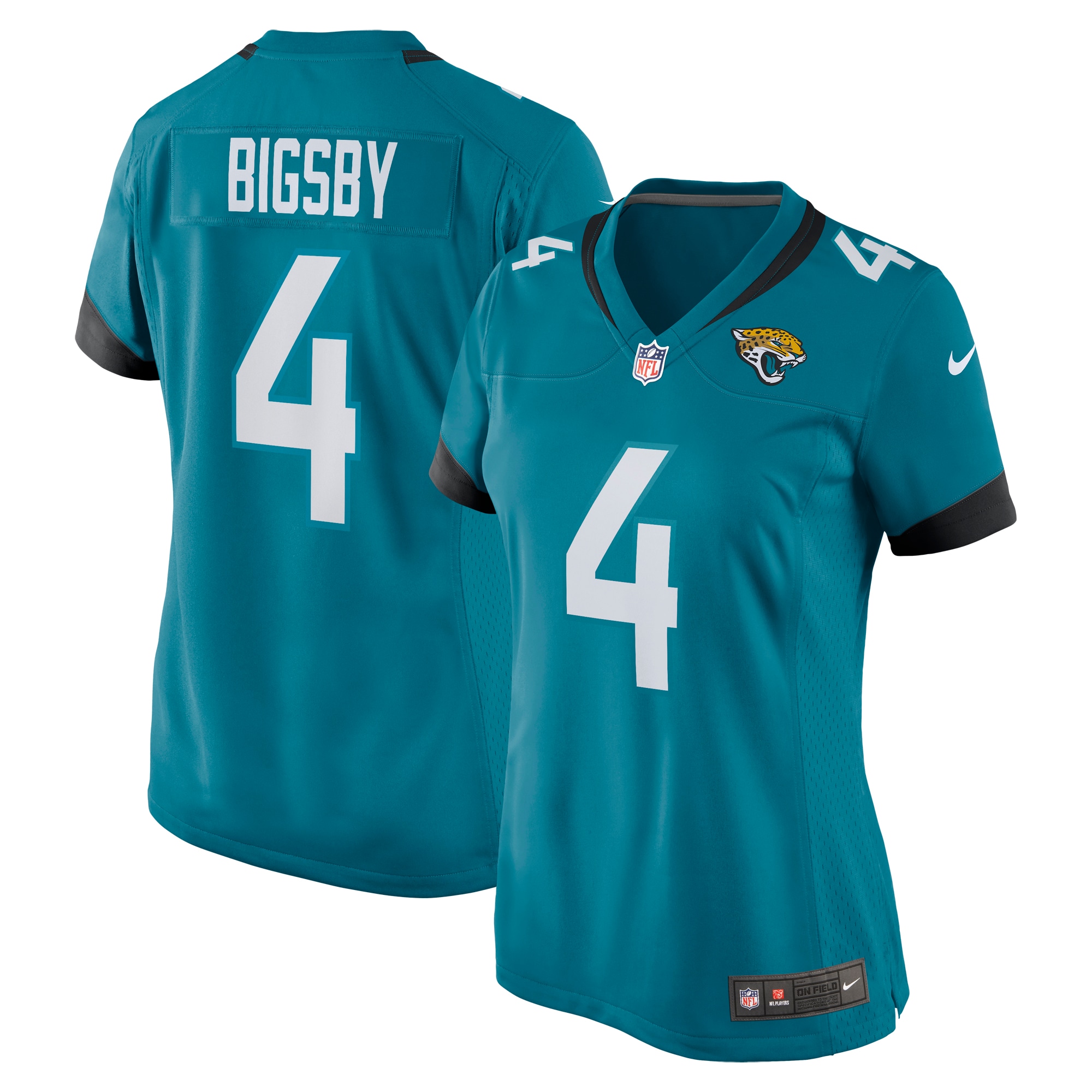 Tank Bigsby Jacksonville Jaguars Nike Women's Game Jersey - Teal - vstockx